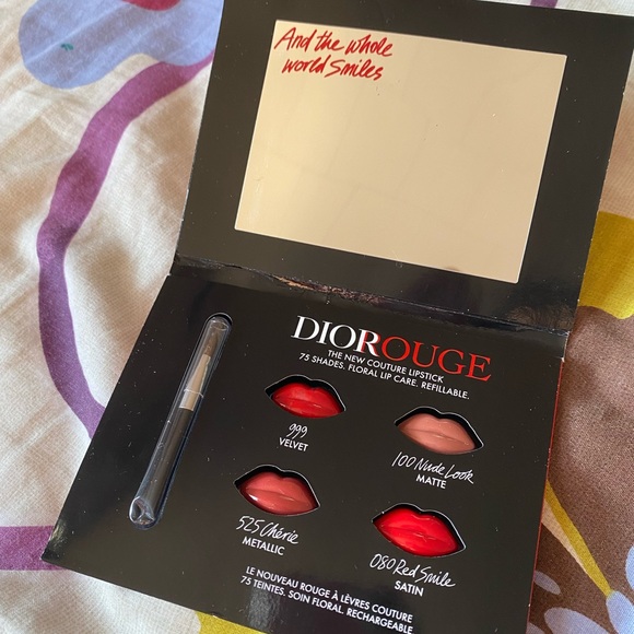 Makeup Dior Rouge Dior Lipstick Sample Card Poshmark